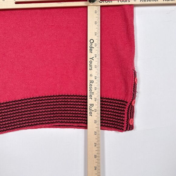 Patagonia Sweater Womens Size Medium Pink Lambswool Cowl Neck Pullover Knit - Picture 9 of 9
